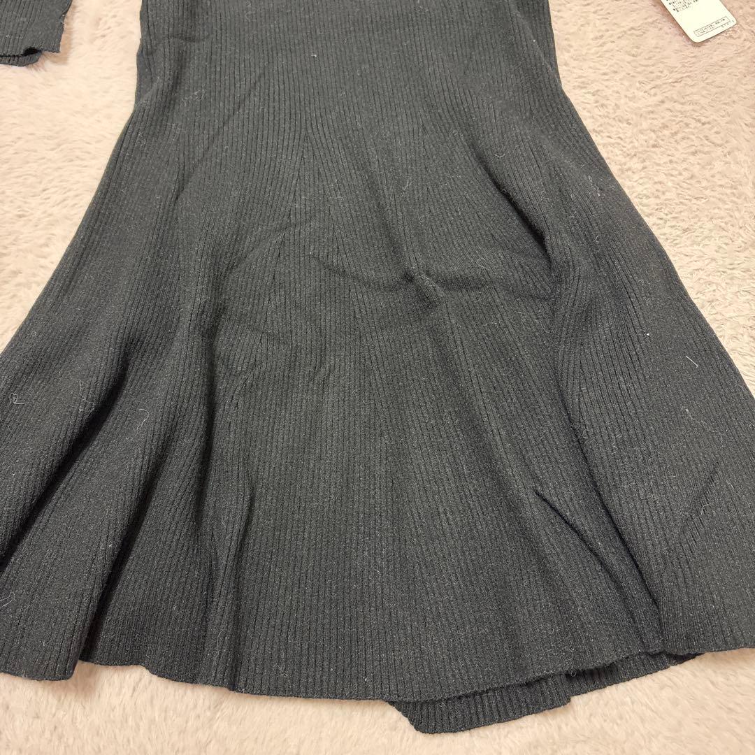 ワンピース herlipto Lily Lace Knit Midi Dress S