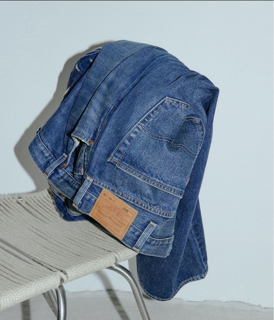 美品 EDIFICE Levi's 501 W40 L26 Selvedge