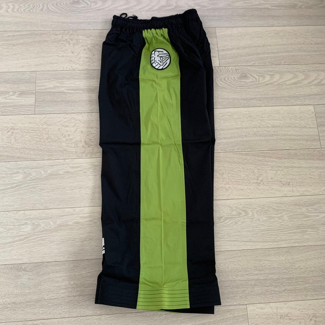 【新品未使用】B.T.S.J. ストレートパンツ S 黒/緑