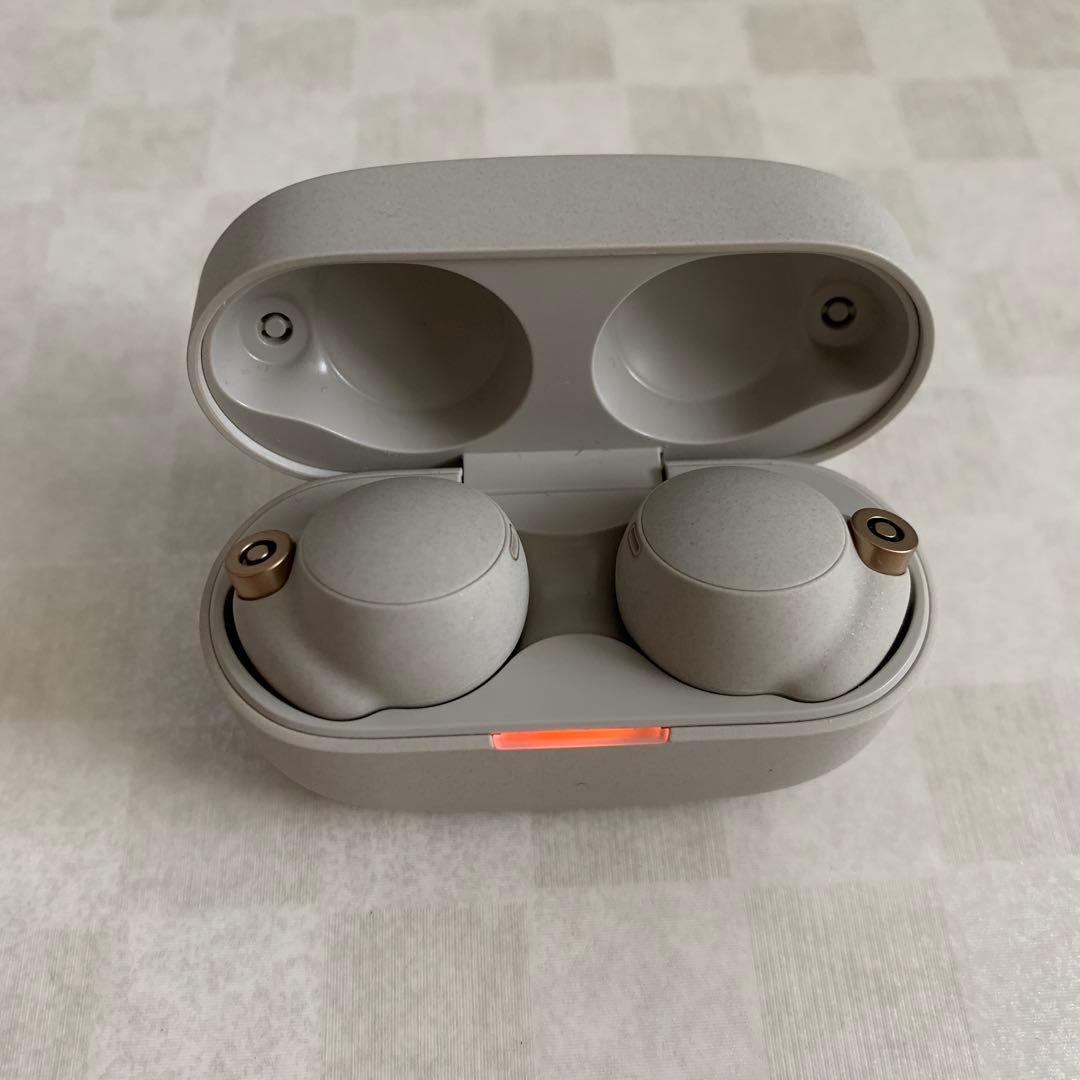 SONY ワイヤレスイヤホン WF-1000XM4 プラチナシルバー 箱あり