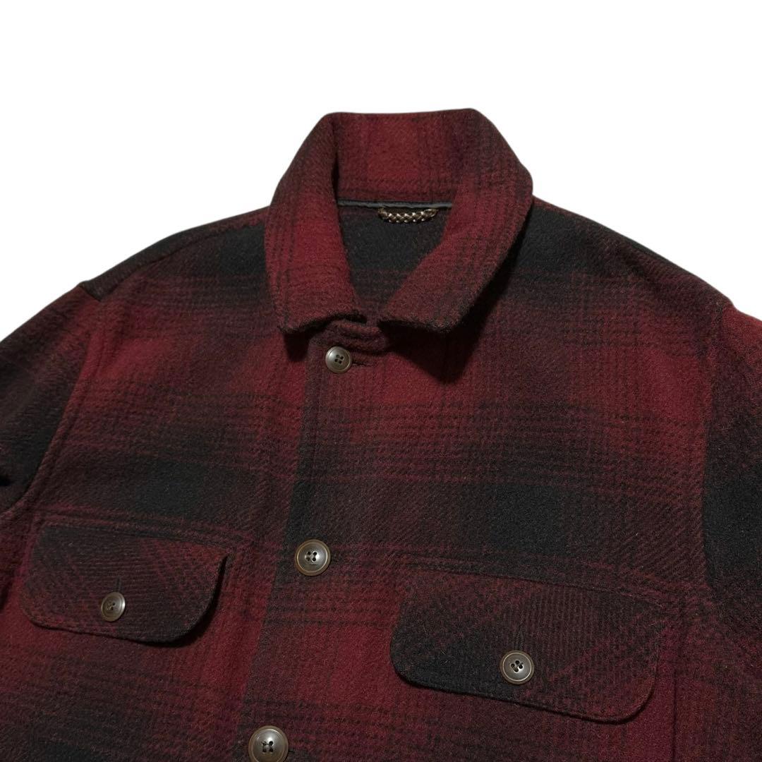 USA製　80s エルエルビーン　オンブレ　ジャケット　カーバーオール