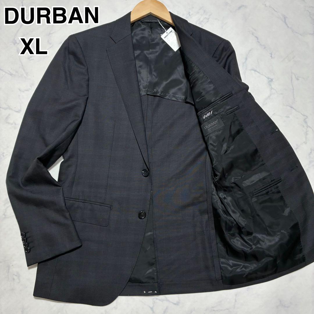 極美品✨D'URBAN 高級シルク混 テーラードジャケット Y8 グレー系