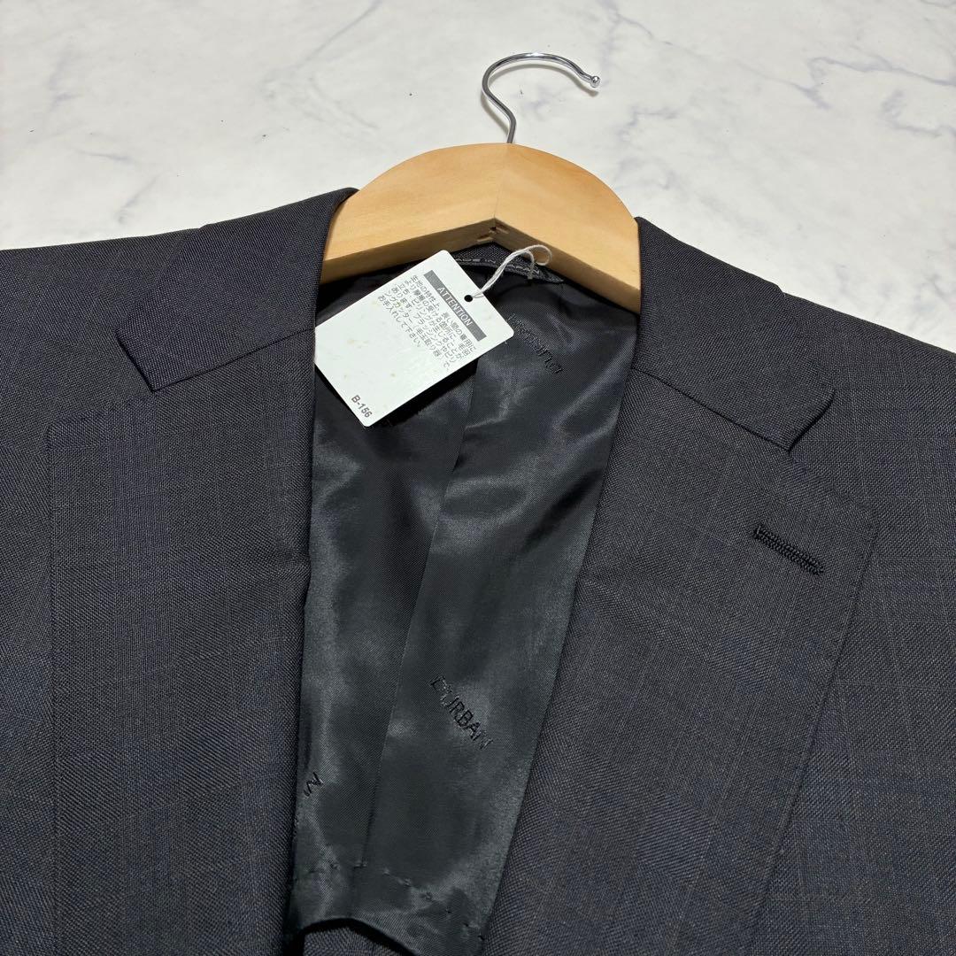 極美品✨D'URBAN 高級シルク混 テーラードジャケット Y8 グレー系