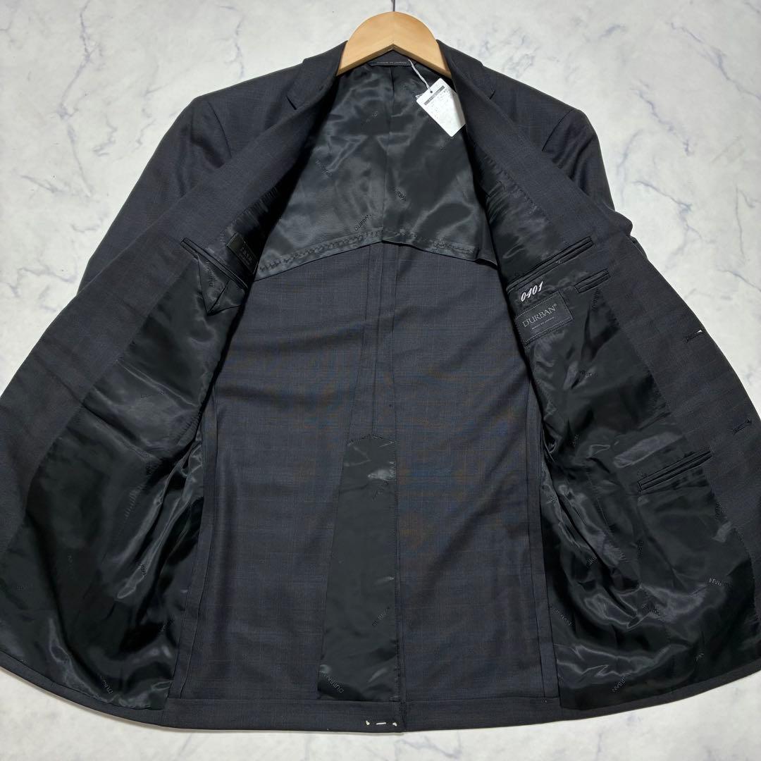 極美品✨D'URBAN 高級シルク混 テーラードジャケット Y8 グレー系