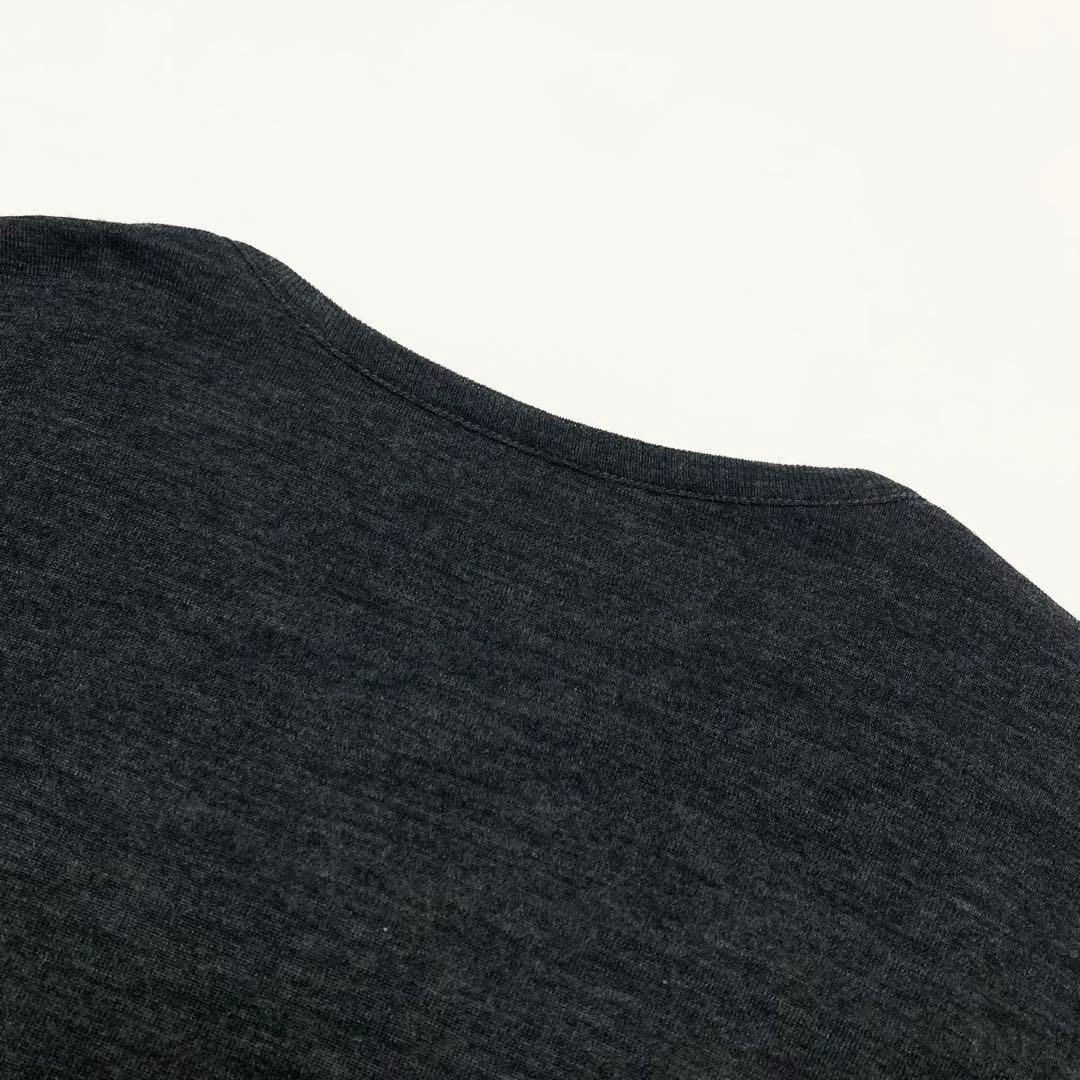 Y's ワイズ 美品 アランニット パッチ ドッキング カットソー グレー2