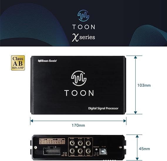 ビートソニック 純正 DSP機能付きアンプ TOON X DSP-T1