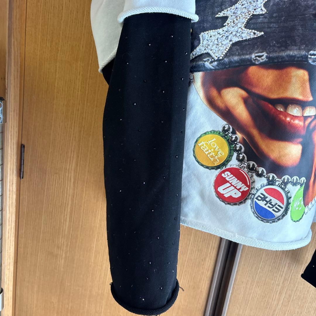 完売品　BKYS RHINESTONE SUNNY UP LS TEE XL