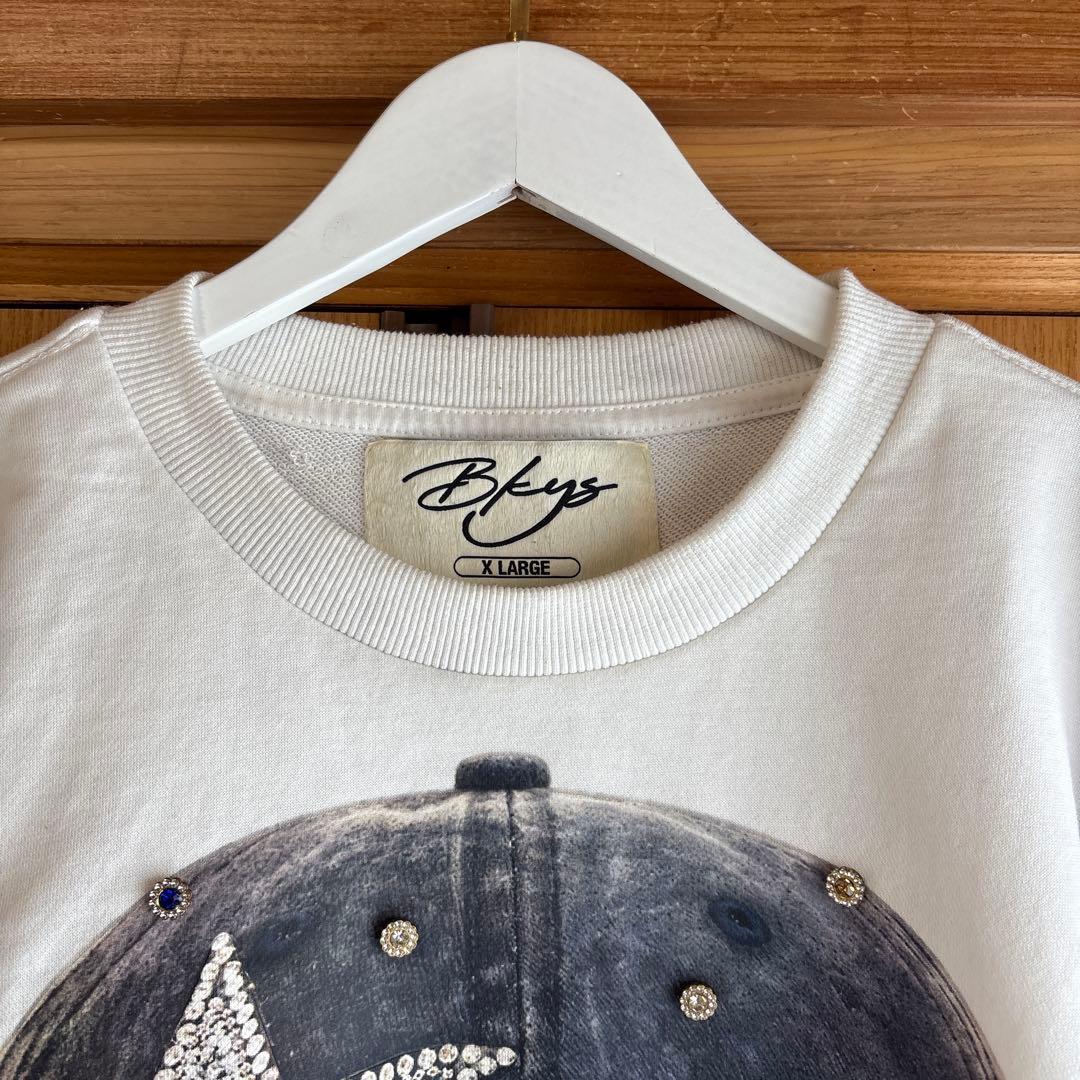 完売品　BKYS RHINESTONE SUNNY UP LS TEE XL