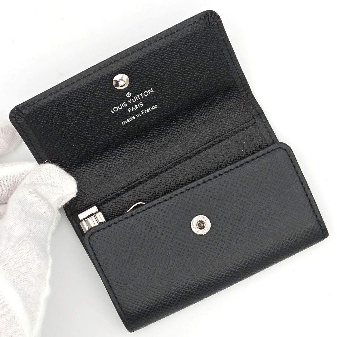 【美品】ルイヴィトン ミュルティクレ6 タイガ キーケース アルドワーズ 黒系