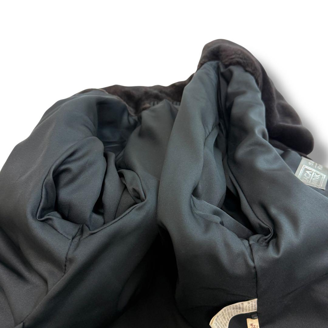 サガミンク 2003 毛皮 リアルファーコート シェアードミンク ロング