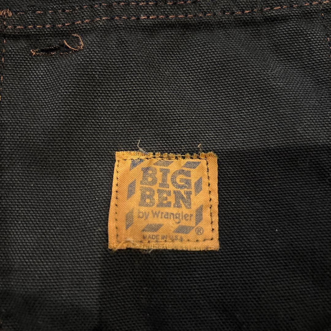 80s BIGBEN ビッグベン ダック カバーオール　USA 後染め