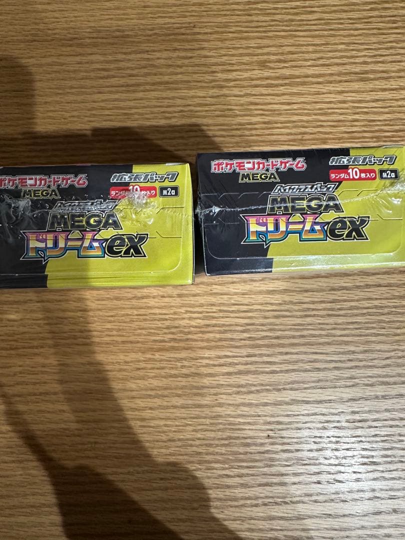 ポケモンカード MEGAドリーム ex 2BOX 未開封 シュリンク付き