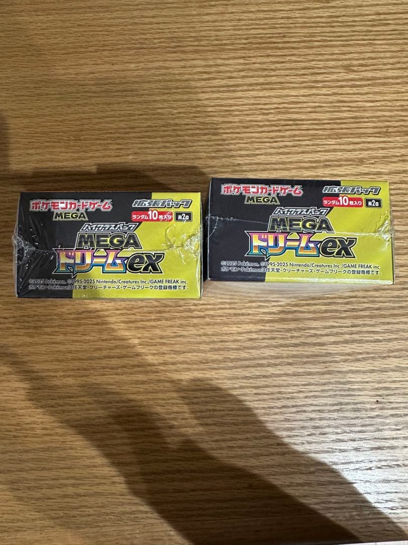 ポケモンカード MEGAドリーム ex 2BOX 未開封 シュリンク付き
