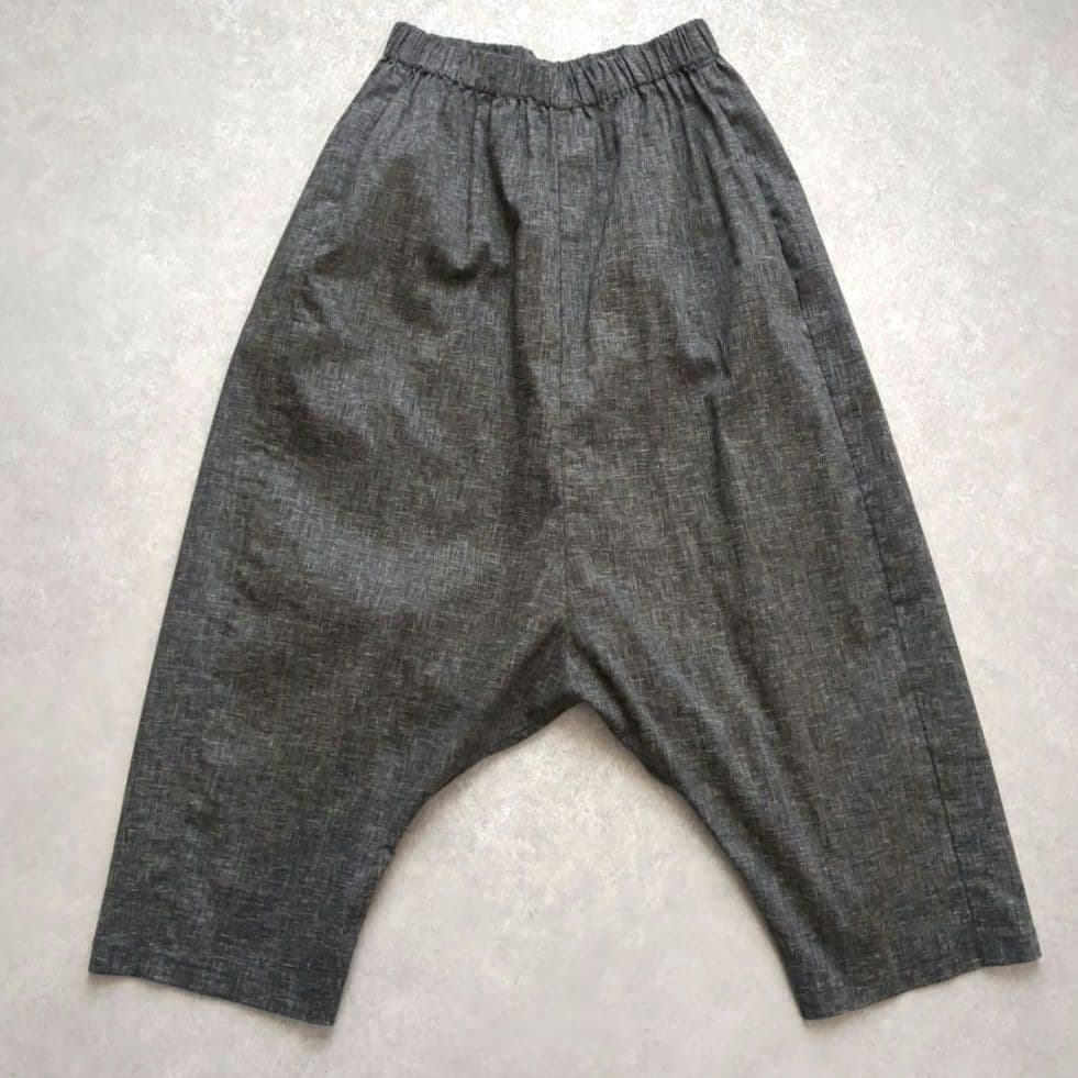 mizuiroind　ミズイロインド　サルエルパンツ　リネン　麻　2　日本製