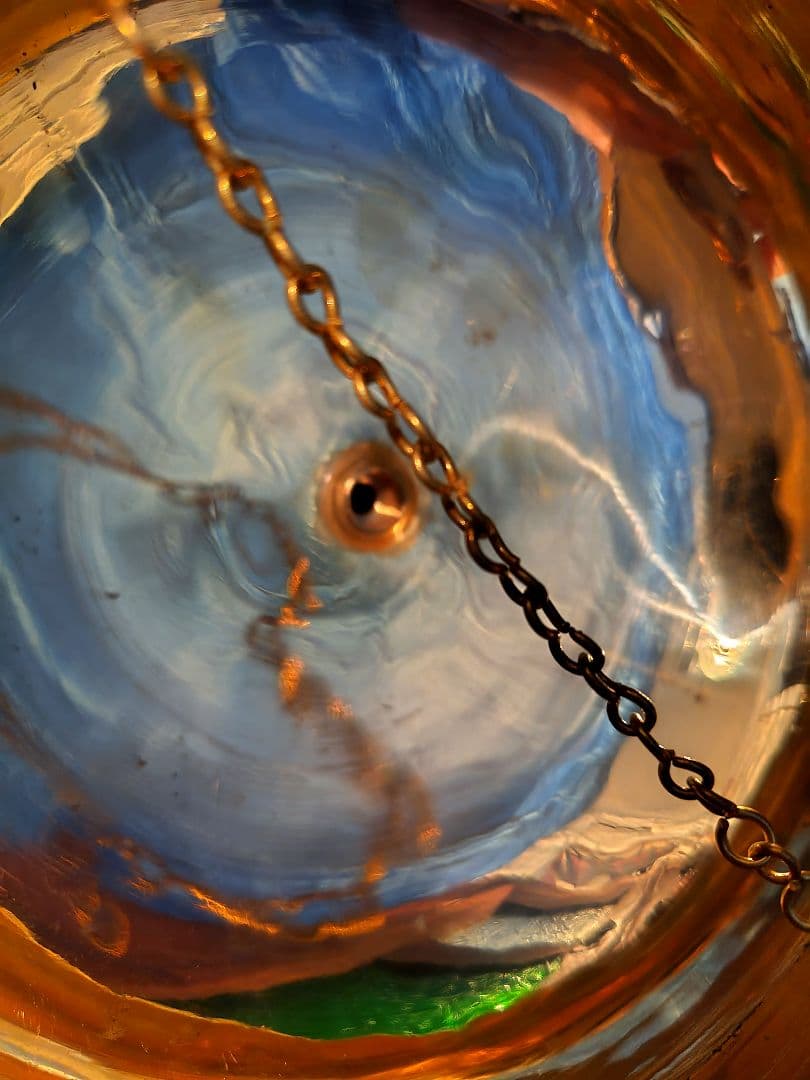 ３０ ♦ シロダーラポット 約１．５㍑ ♦ 真鍮製 ・ハンドメイド ♦スリランカ