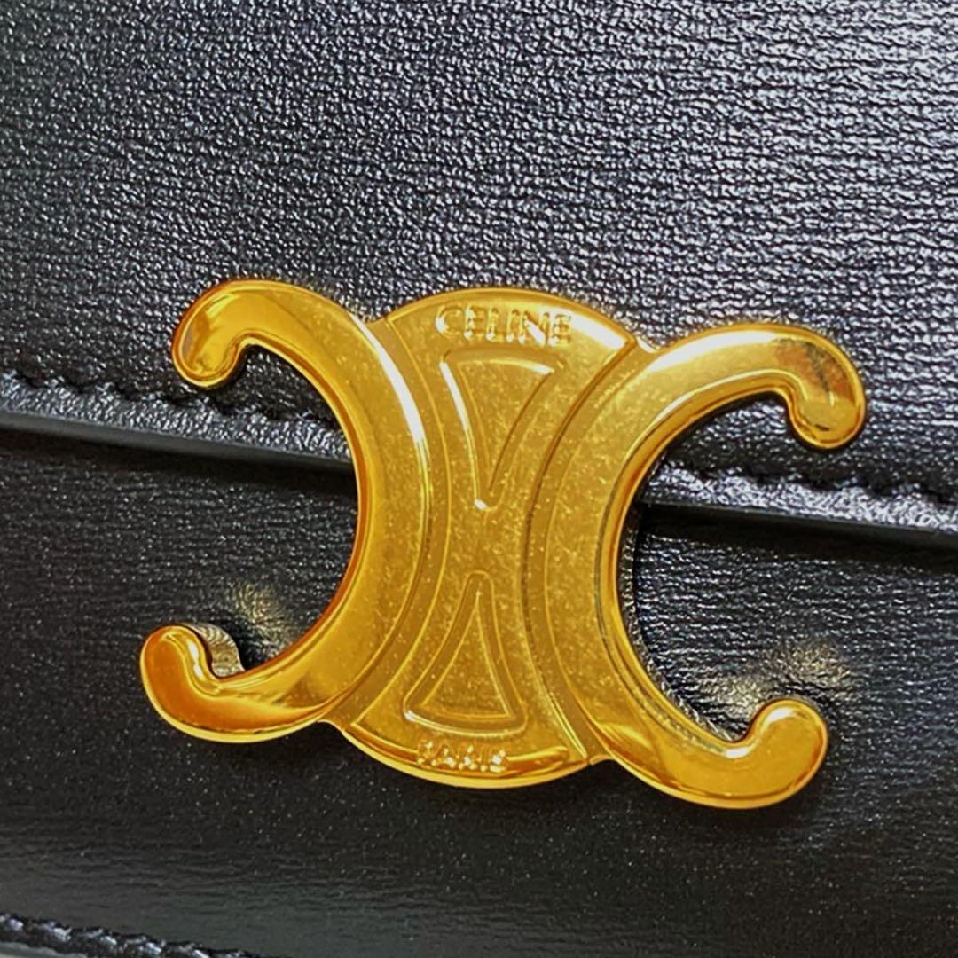 【美品✨】セリーヌ 名刺入れ カード入れ レザー ブラック 大人気❣