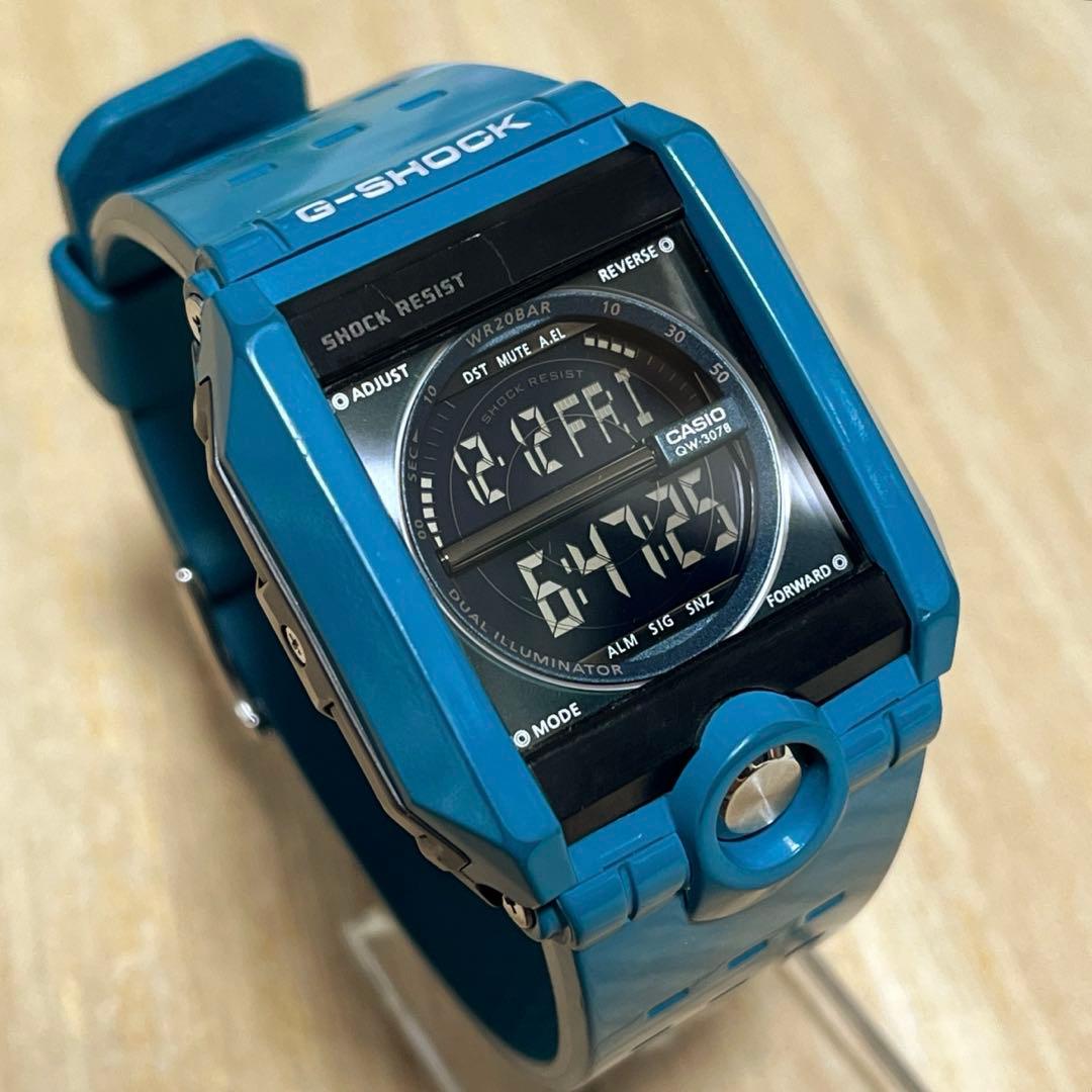 エ*)様 【完動美品】G-SHOCK G-8100ターコイズブルー★デュアルイル