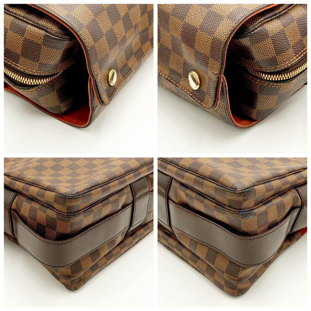 正規品 ルイヴィトン ダミエ ナヴィグリオ エベヌ ショルダーバッグ 美品