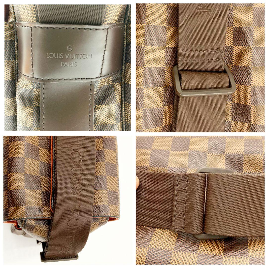 正規品 ルイヴィトン ダミエ ナヴィグリオ エベヌ ショルダーバッグ 美品