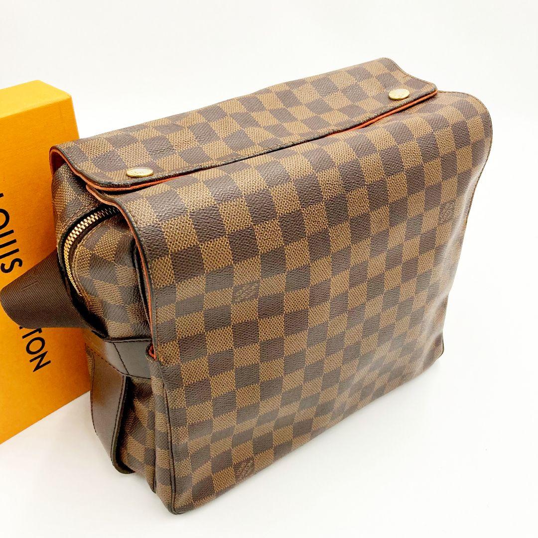 正規品 ルイヴィトン ダミエ ナヴィグリオ エベヌ ショルダーバッグ 美品