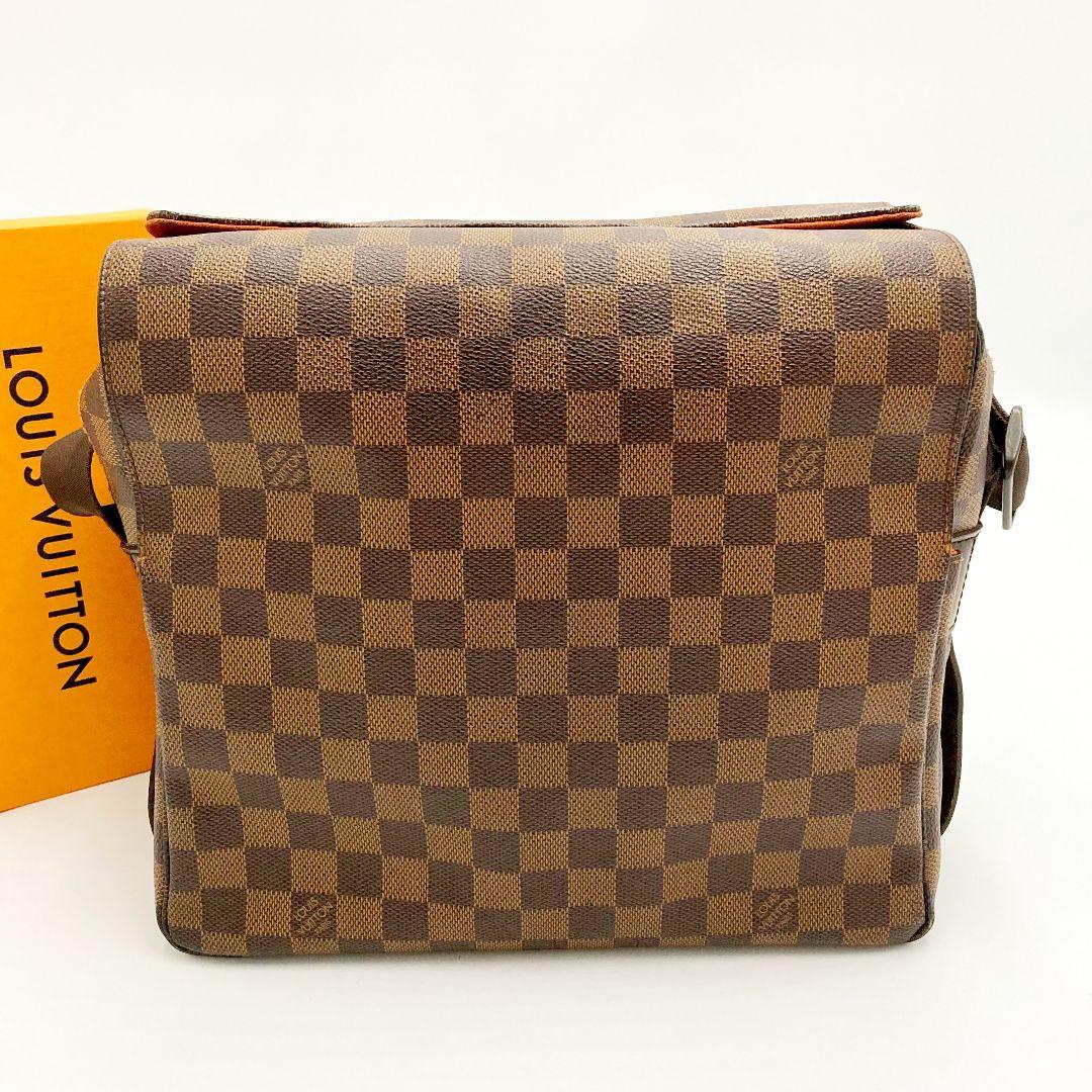 正規品 ルイヴィトン ダミエ ナヴィグリオ エベヌ ショルダーバッグ 美品