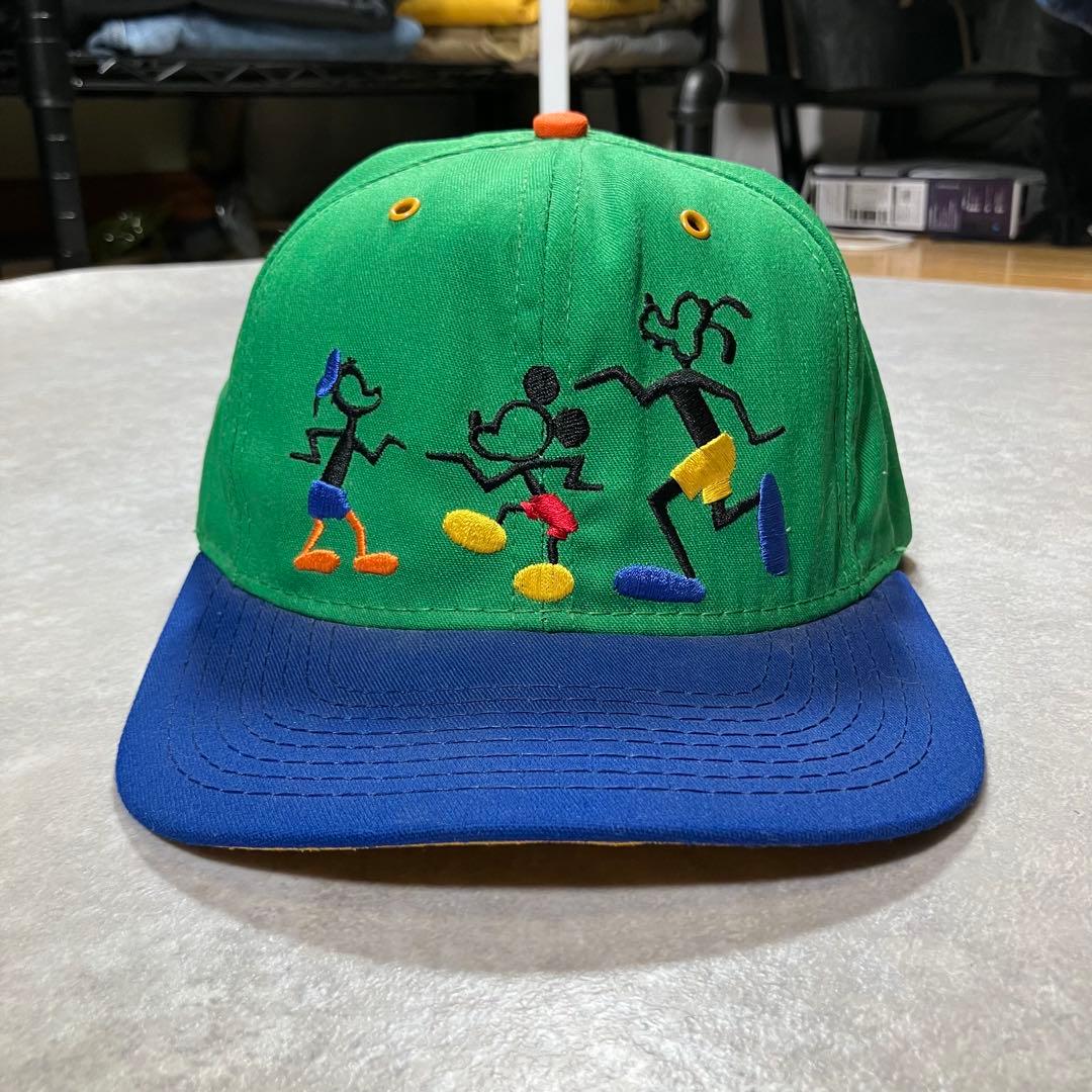 【激レア】USA製 90s Disney stussy parody キャップ