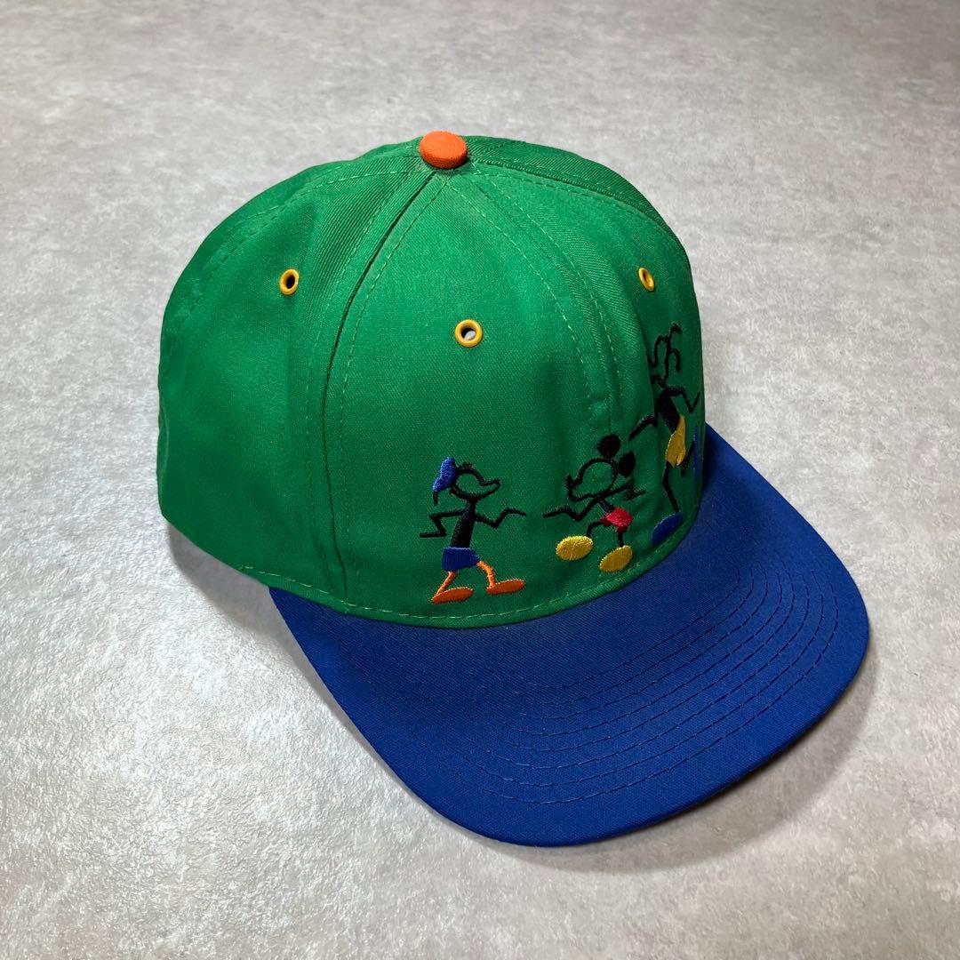 【激レア】USA製 90s Disney stussy parody キャップ