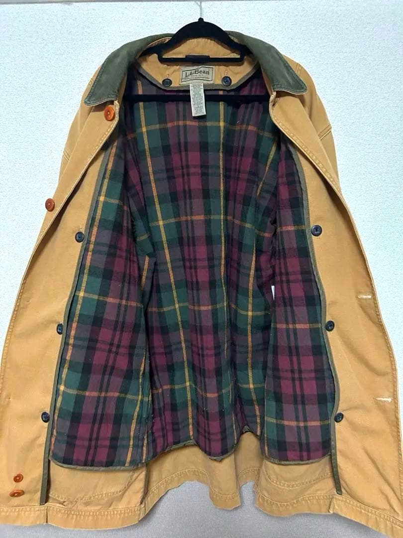 交渉可能L.L.Bean フィールドコート ライトブラウン ライナー着脱可