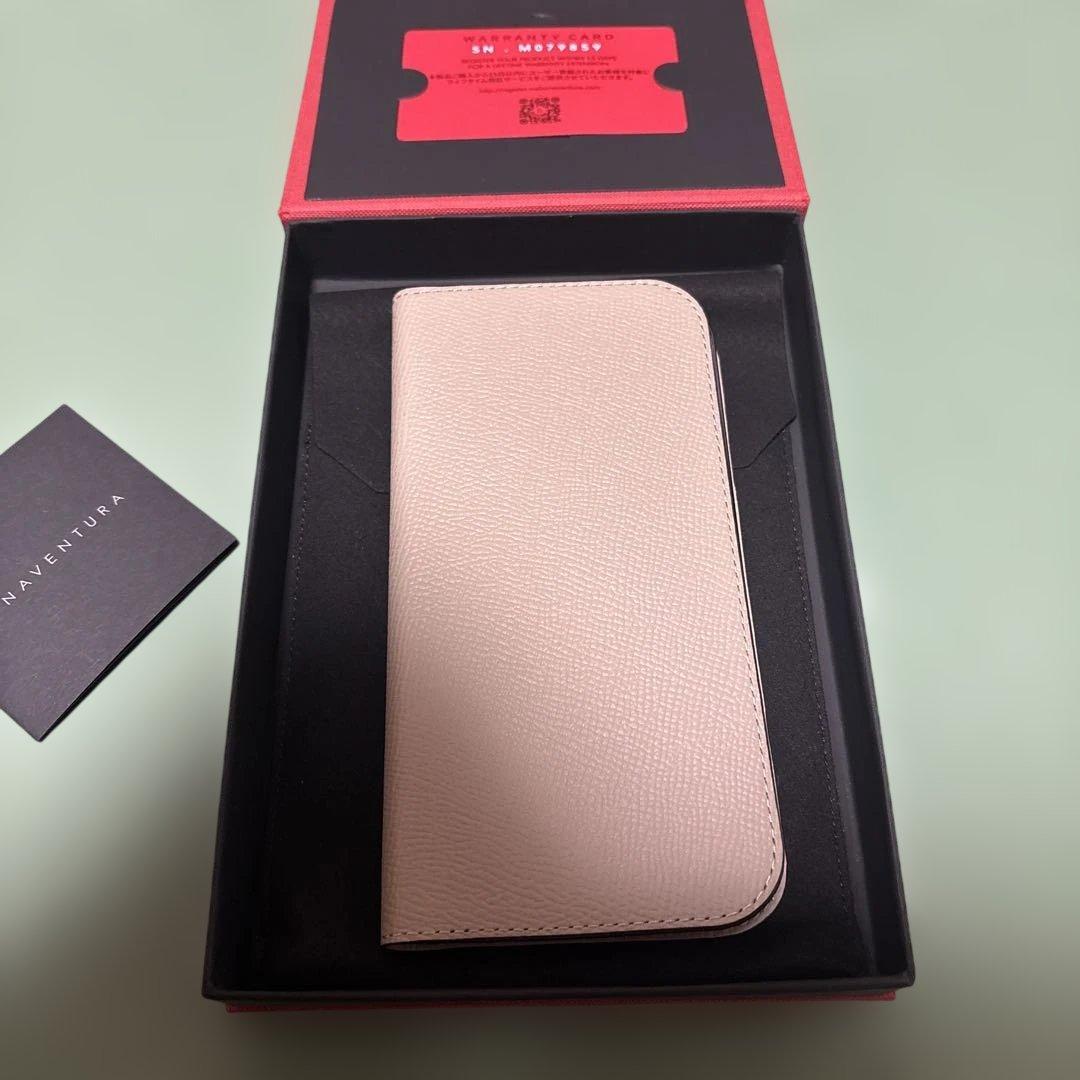 iPhone 15 Plus手帳型ケース ノービレ× エンボスクロコレザー