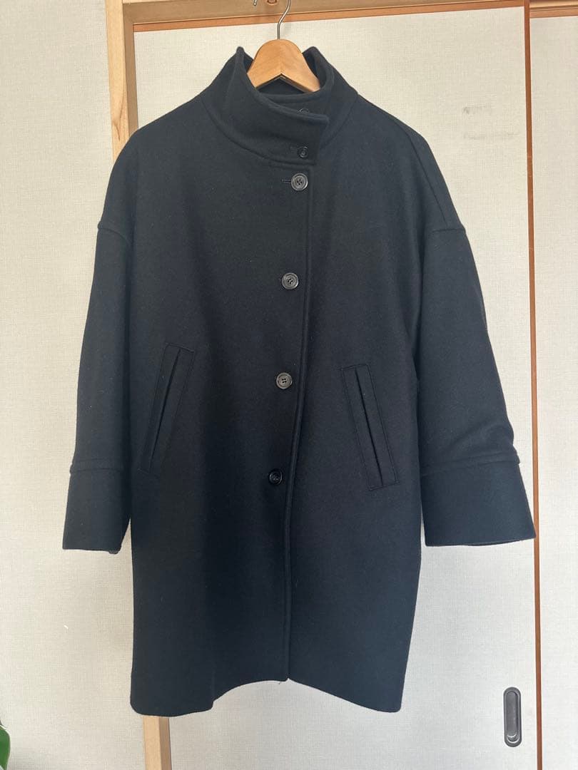 ハ*タ様 FRAMeWORK フレームワークメルトンスタンドポンチョコート