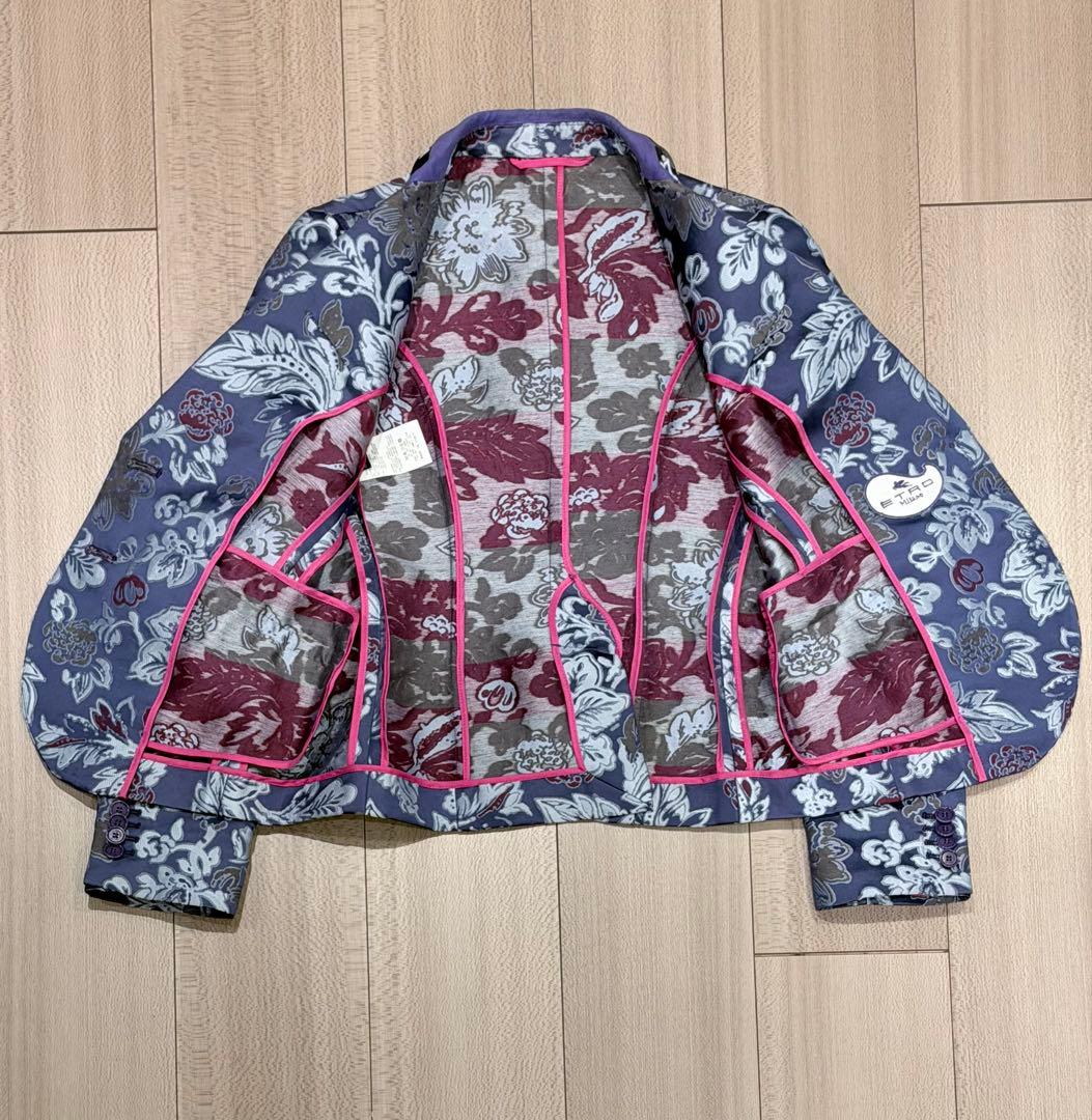 ETRO エトロ　柄ジャケット　テーラードジャケット イタリア製
