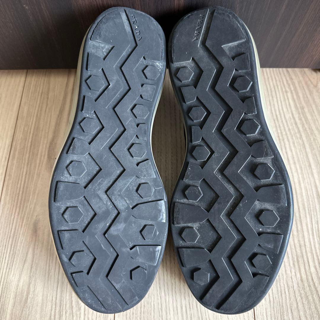 プラダ ウイングチップ　エアソールシューズ　ブラック　27㎝