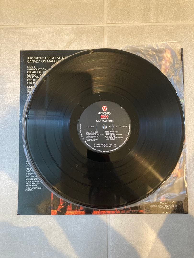 洋楽 KISS WAR MACHINE LP