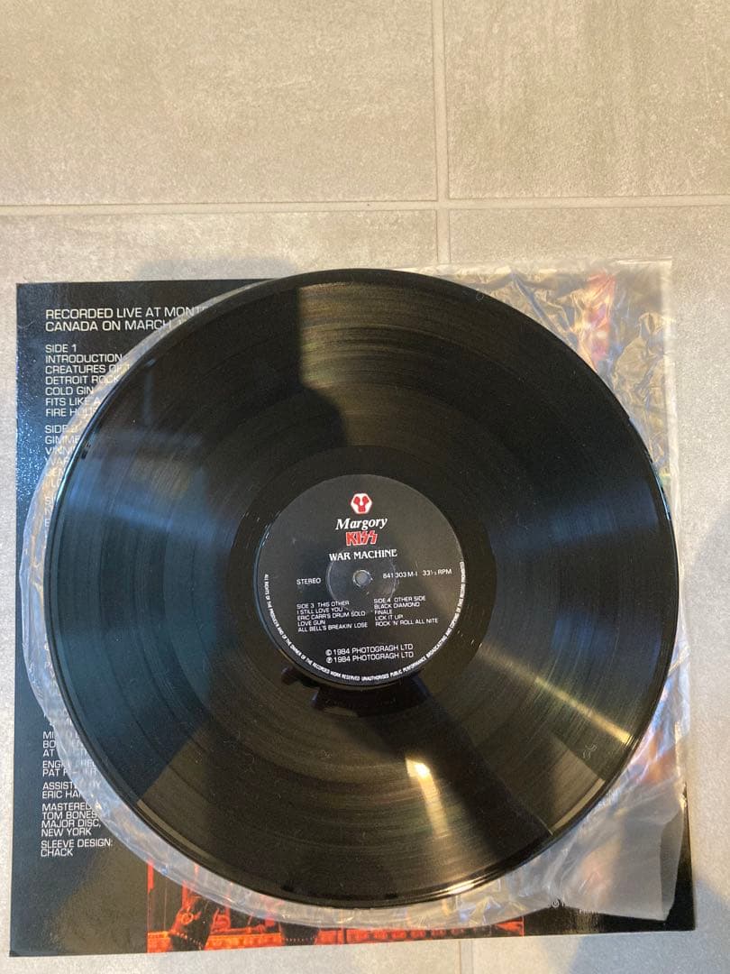 洋楽 KISS WAR MACHINE LP