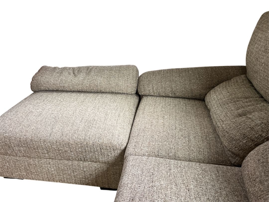 【横浜市旭区引き取り希望】　グレー コーナーソファ ファブリック