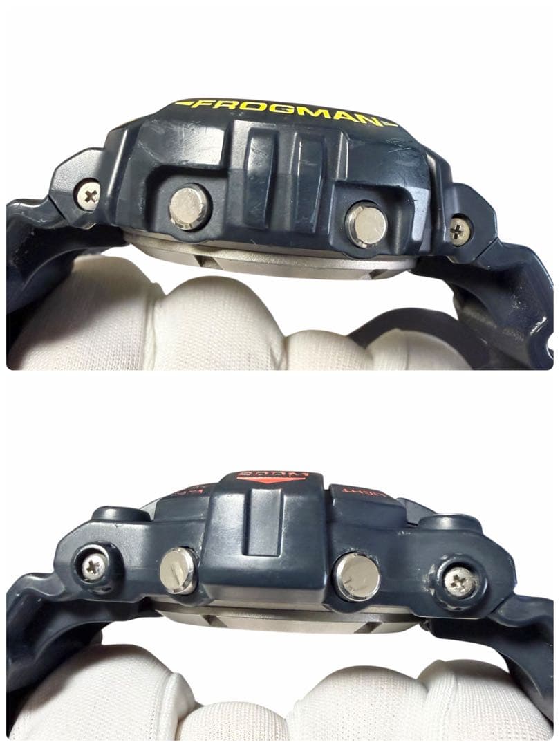 状態良好品 カシオジーショックフロッグマン GW-200Z-1JFメンズ腕時計