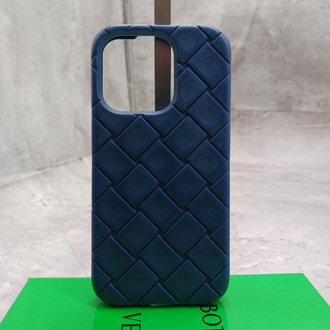 ✨良品✨ ボッテガヴェネタ iPhone14Pro シリコンケース ブルー