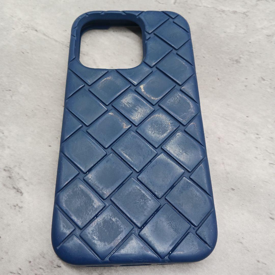 ✨良品✨ ボッテガヴェネタ iPhone14Pro シリコンケース ブルー