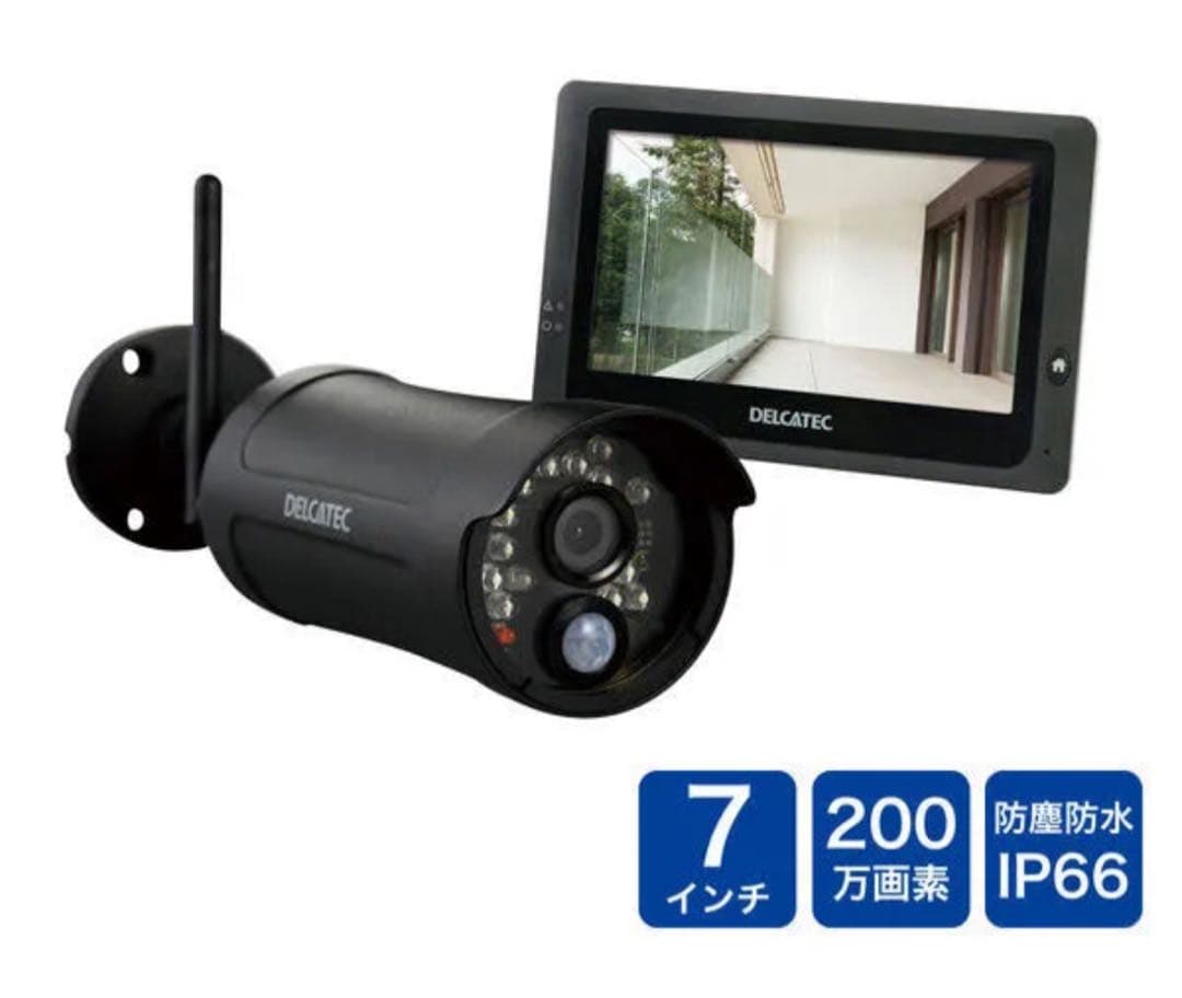 neolife 　DELACATEC ワイヤレスフルHDカメラ 7インチ