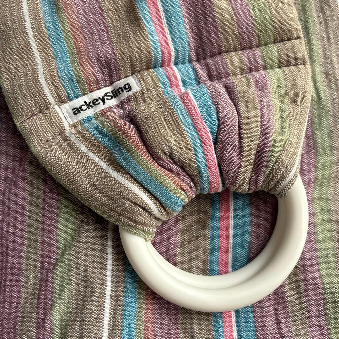 る*！様 ackeysling スリング 抱っこひも ストライプ