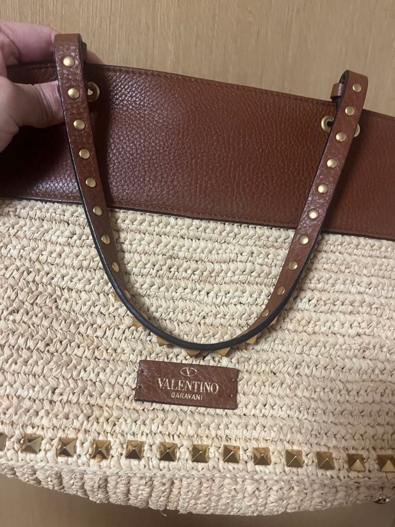 ALOHA様用　VALENTINO かごバッグ スタッズ付き