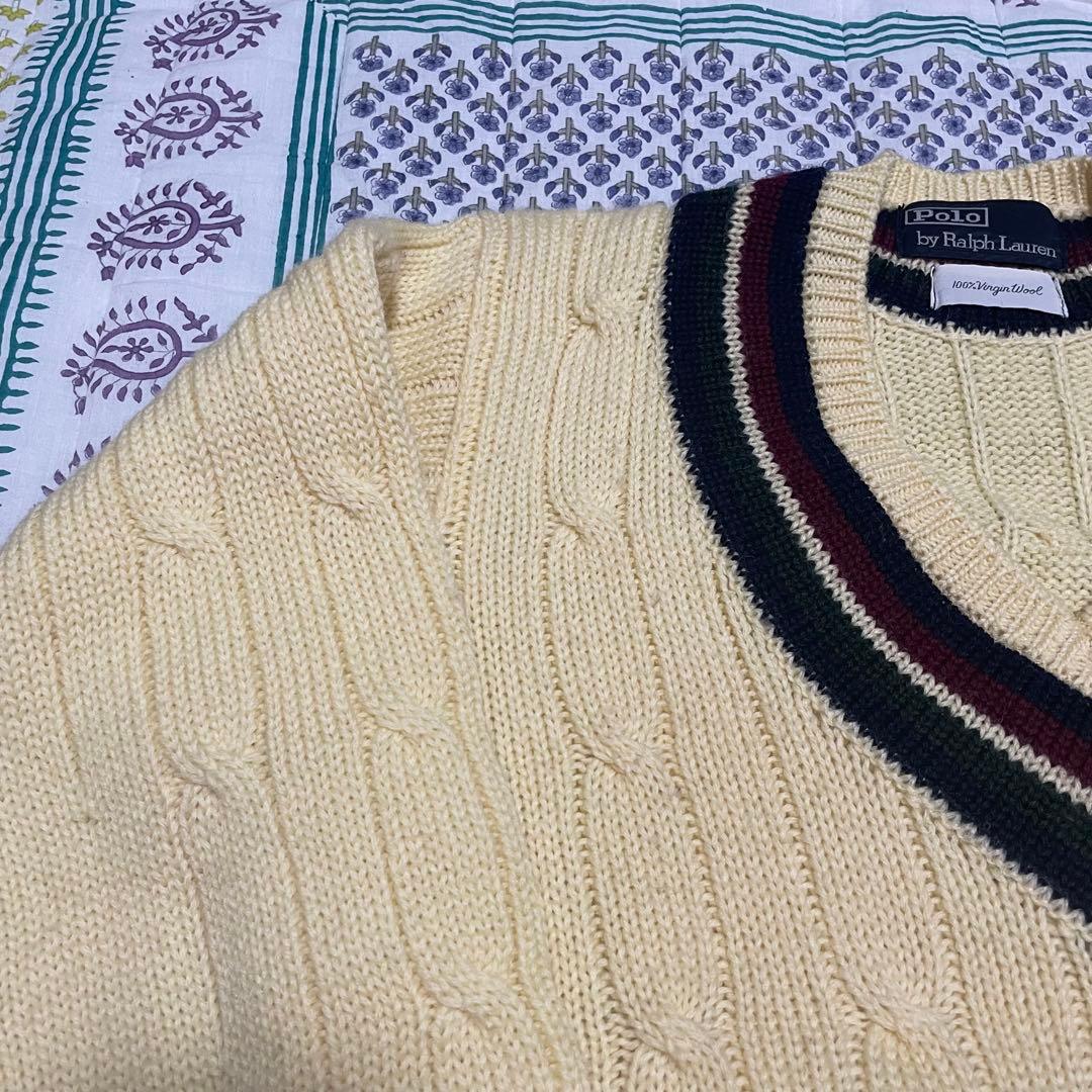 しらPolo Ralph Lauren 100% チルデンニット