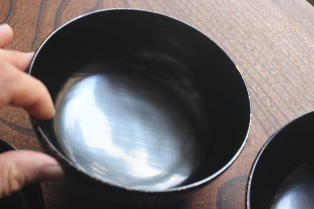 時代逸品！時代黒漆に極上松竹梅蒔絵の映える煮物椀2点（検輪島塗雑煮椀蒔絵椀