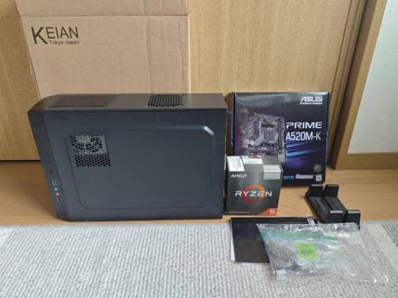 新品PC Ryzen5 5500GT メモリ:16G SSD:256G