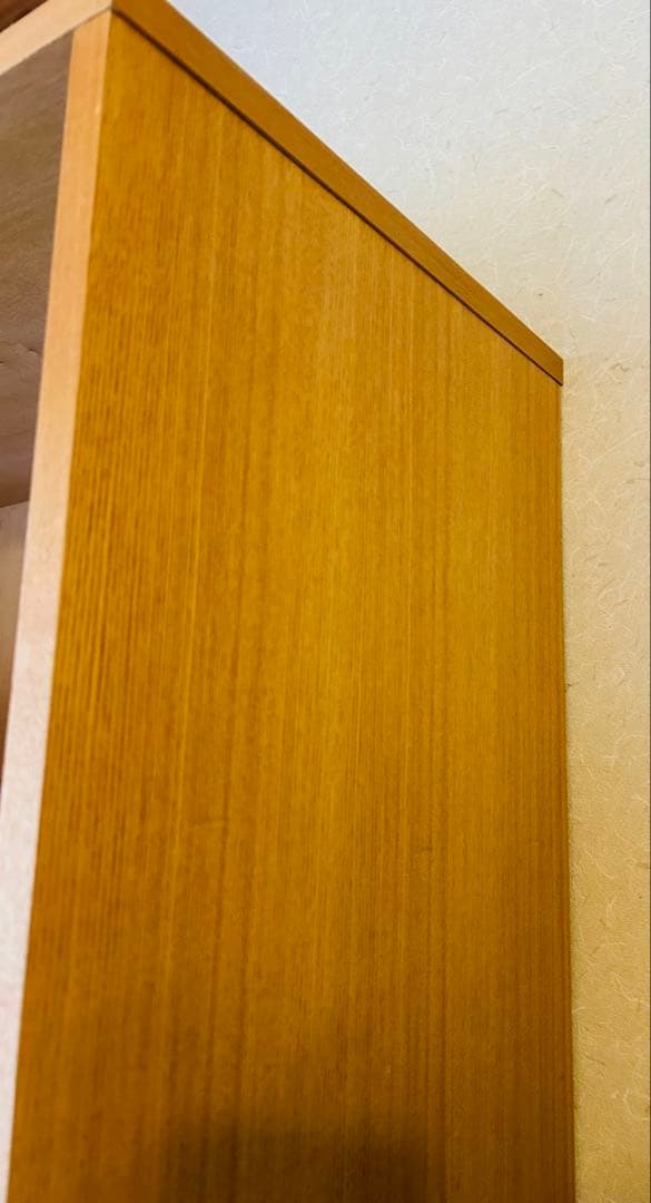 【メルカリ市価格】用途色々MUJIの棚 本棚食器棚 趣味の棚 棚板、カバー調整可