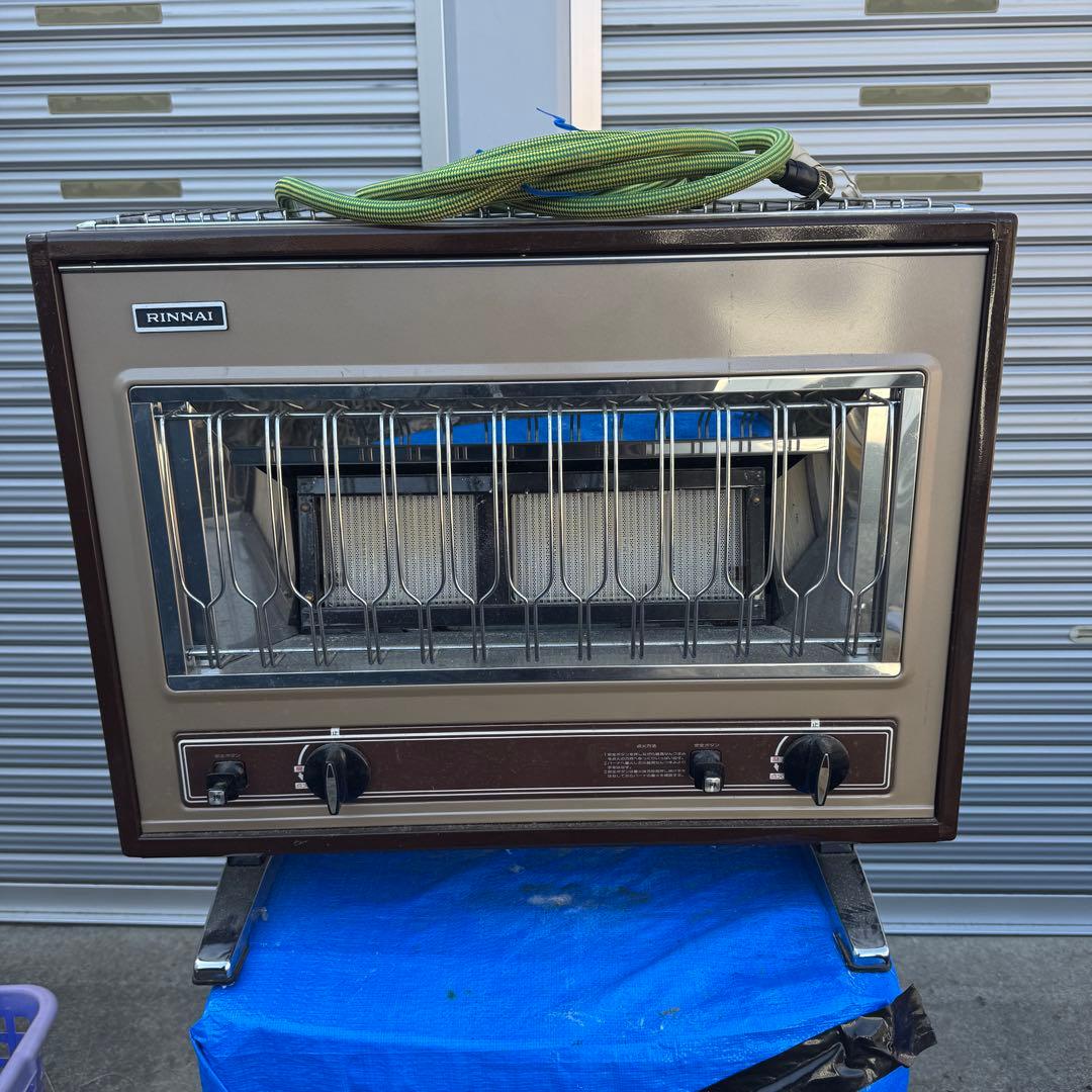 【最終値下げ】昭和レトロ　リンナイ ガスファンヒーター R-1000C-401