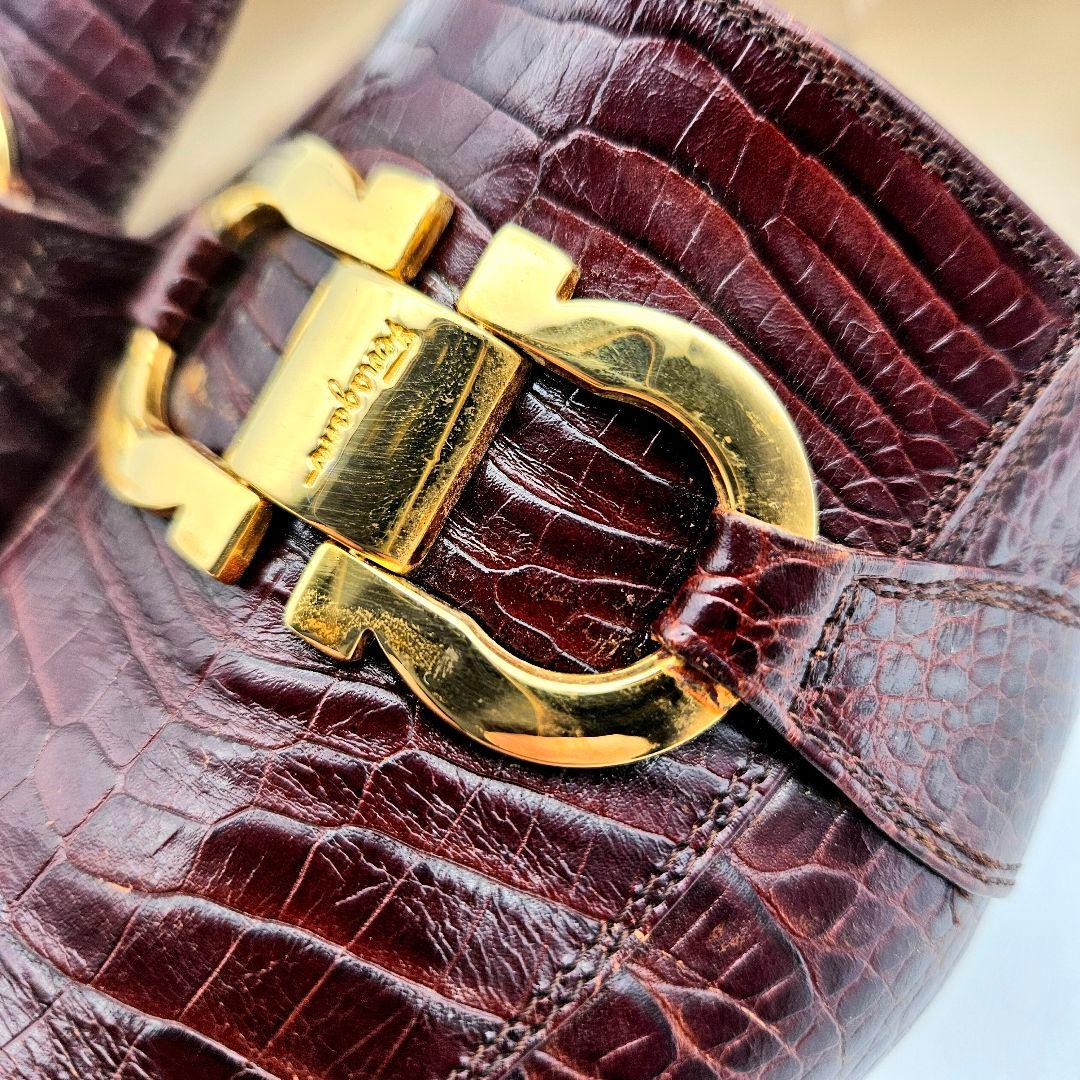 Salvatore Ferragamo ガンチーニ ローファー　〈126-6〉