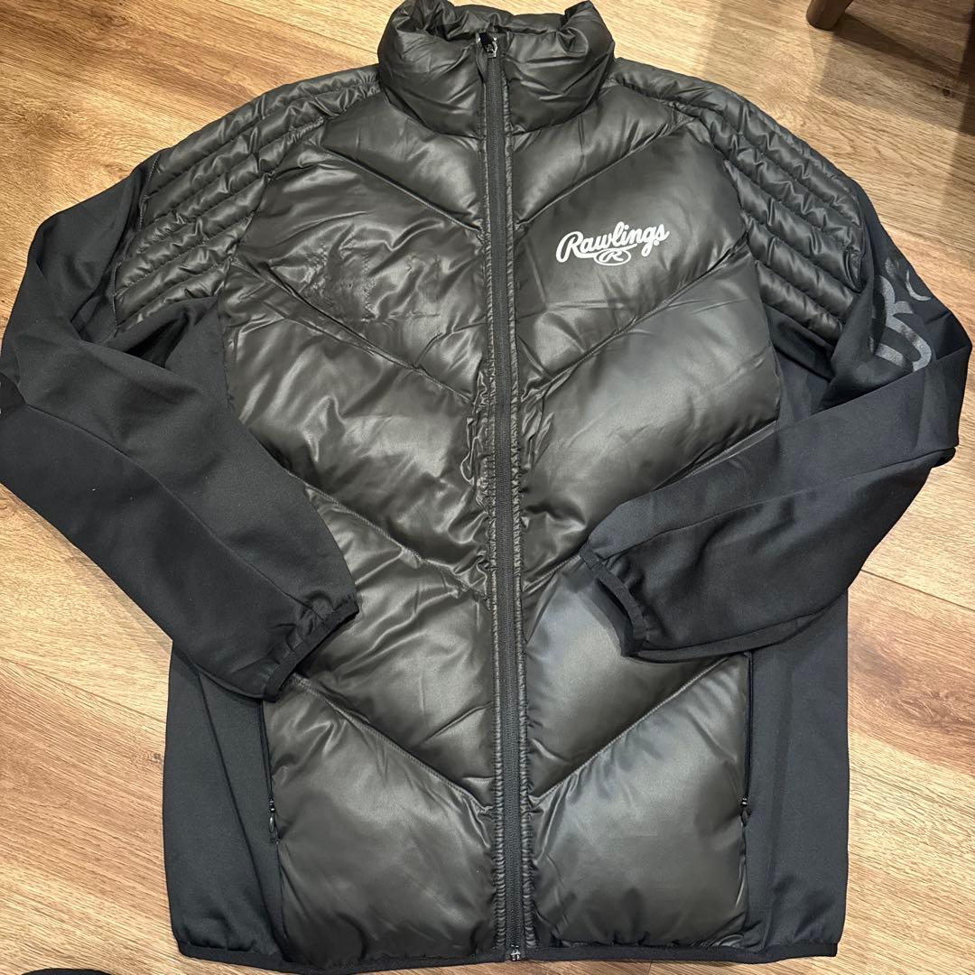 Rawlings ローリングス　ブラックレーベル 中綿　ダウン　上下　野球