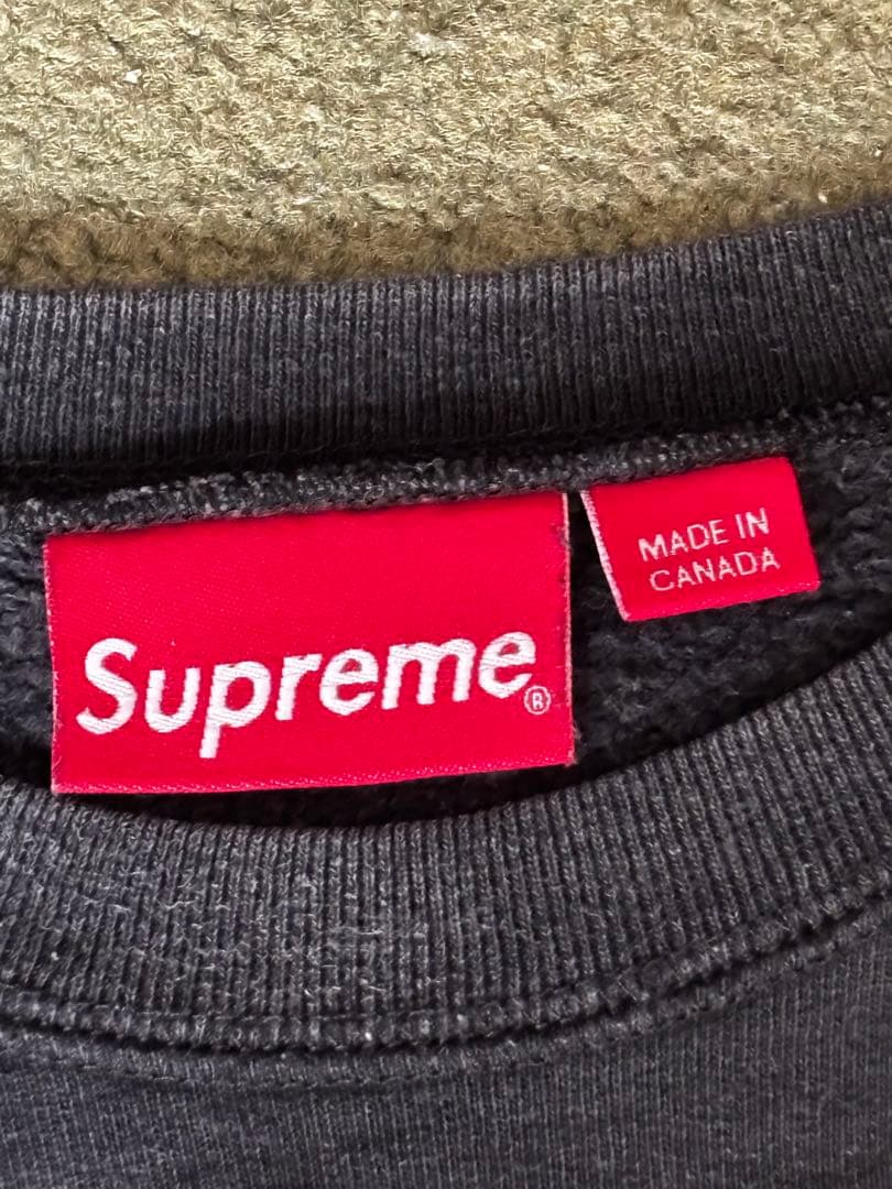 Supreme ビッグロゴ スウェット ブラック Mサイズ