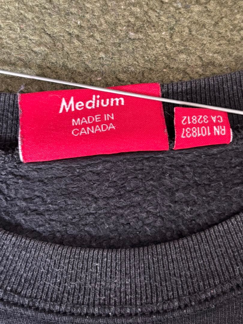 Supreme ビッグロゴ スウェット ブラック Mサイズ